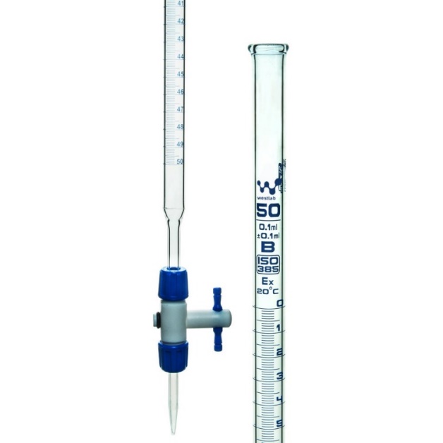 Burette, with PTFE Key Stopcock