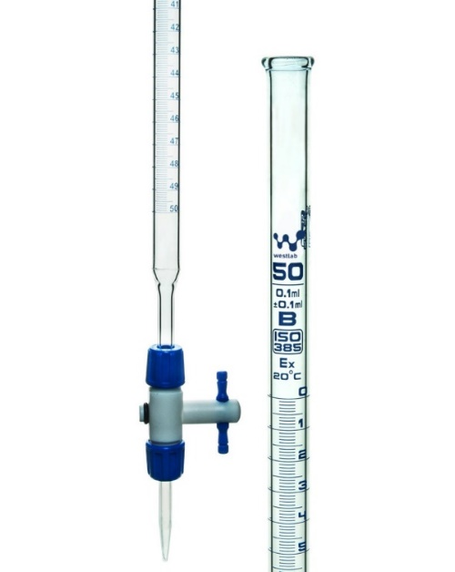 Burette, with PTFE Key Stopcock