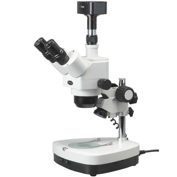 Stereo Zoom Microscope With Camera