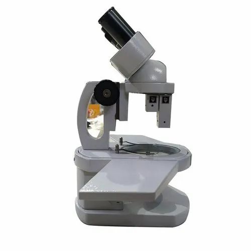 Inclined Stereo Microscope with Sliding Type Dual Objectives